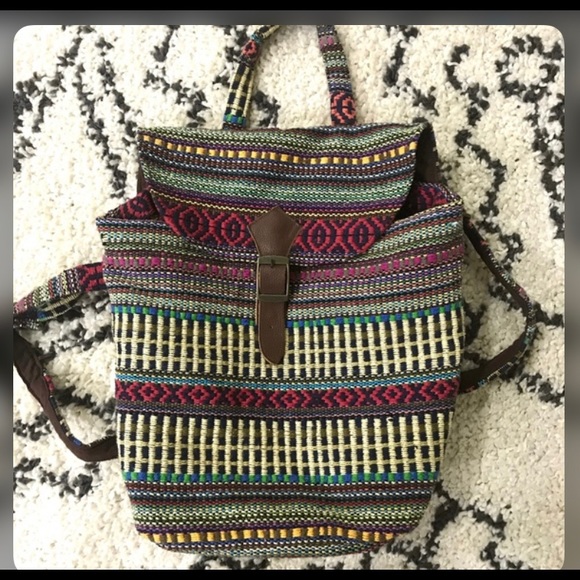 Cost Plus World Market Handbags - World Market Boho Bucket Backpack